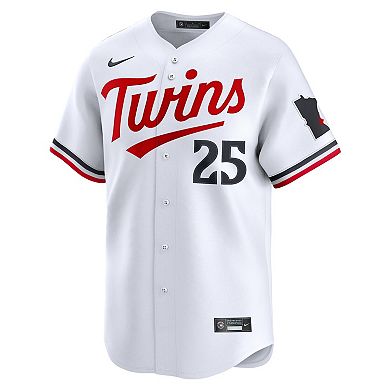 Men's Nike Byron Buxton White Minnesota Twins Home Limited Player Jersey