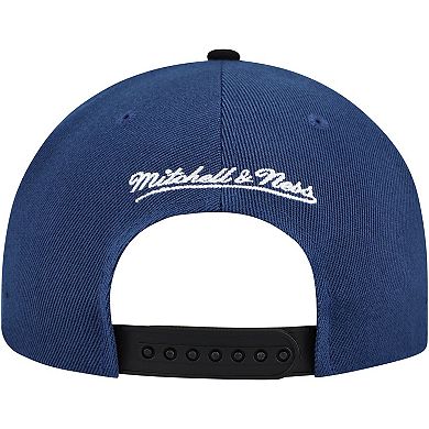 Men's Mitchell & Ness Blue/Black Toronto Maple Leafs Underarch Two-Tone Pro Crown Snapback Hat