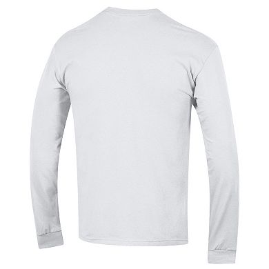 Men's Champion White Florida State Seminoles Arch Over Logo Long Sleeve T-Shirt