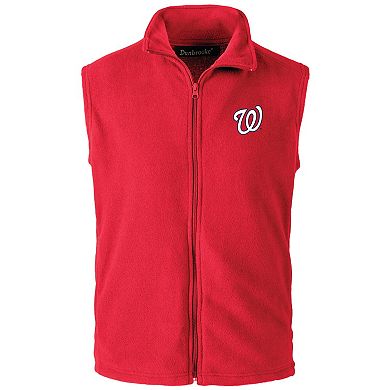 Men's Dunbrooke Red Washington Nationals Full-Zip Vest