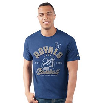 Men's Starter Royal Kansas City Royals Prime Time Batter T-Shirt