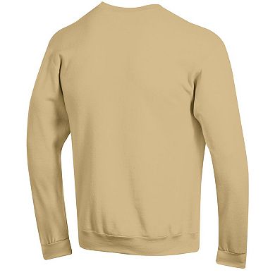 Men's�Champion Gold Notre Dame Fighting Irish Arch Over Logo Pullover Sweatshirt