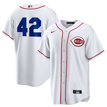 Men's Nike White Cincinnati Reds Home 2025 Jackie Robinson Day Replica Jersey
