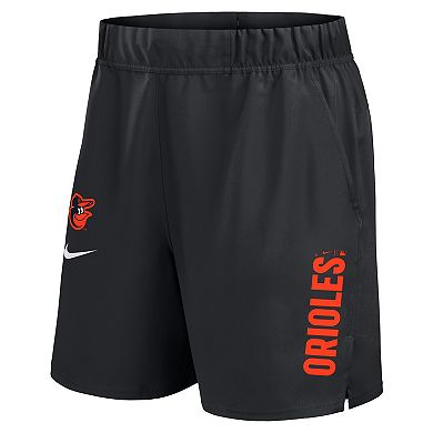 Men's Nike Black Baltimore Orioles Woven Victory Performance Shorts