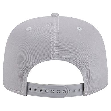 Men's New Era Gray Chicago Bulls Throwback Property Of Golfer Snapback Hat
