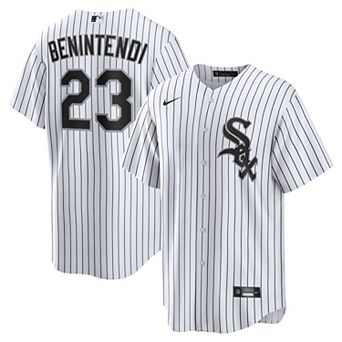 Men's Nike Andrew Benintendi White/Black Chicago White Sox Home Official Player Jersey