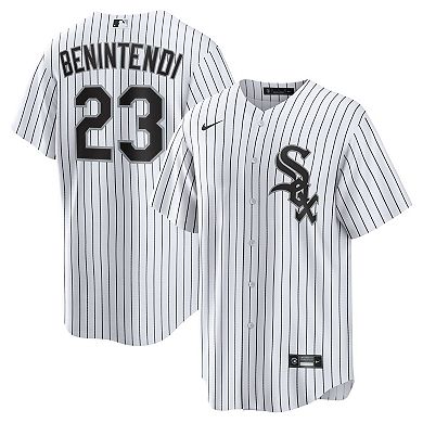 Men's Nike Andrew Benintendi White/Black Chicago White Sox Home Official Player Jersey
