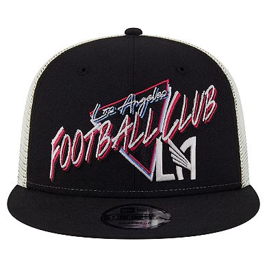 Men's New Era Black LAFC Neon 9FIFTY Snapback Hat