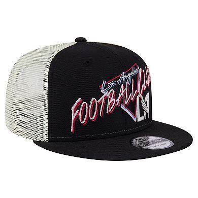 Men's New Era Black LAFC Neon 9FIFTY Snapback Hat