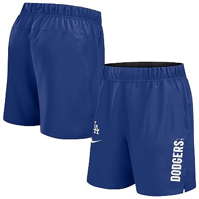 Men's Nike Royal Los Angeles Dodgers Woven Victory Performance Shorts