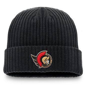 Men's Fanatics Black Ottawa Senators Component Cuffed Knit Hat