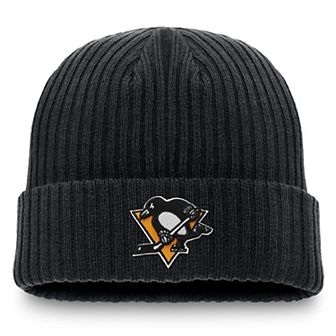 Men's Fanatics Black Pittsburgh Penguins Component Cuffed Knit Hat