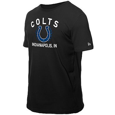 Men's New Era Black Indianapolis Colts 2025 NFL Draft T-Shirt