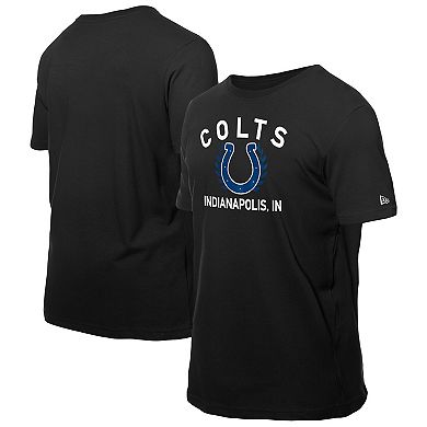 Men's New Era Black Indianapolis Colts 2025 NFL Draft T-Shirt