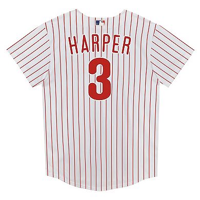 Preschool Nike Bryce Harper White Philadelphia Phillies Home Replica Player Jersey
