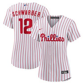 Women's Nike Kyle Schwarber White Philadelphia Phillies Home Replica Jersey