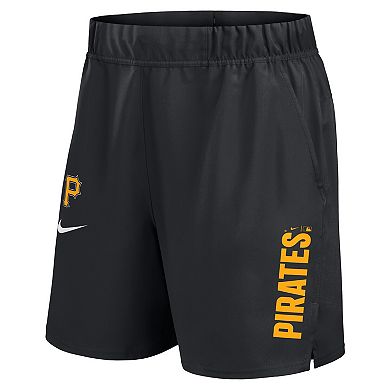 Men's Nike Black Pittsburgh Pirates Woven Victory Performance Shorts