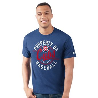 Men's Starter Royal Chicago Cubs Prime Time Property Of T-Shirt