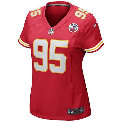 Women's Nike Chris Jones Red Kansas City Chiefs Game Jersey