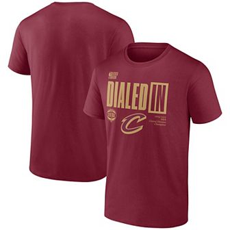 Men's Fanatics Wine Cleveland Cavaliers 2025 Central Division Champions Locker Room T-Shirt