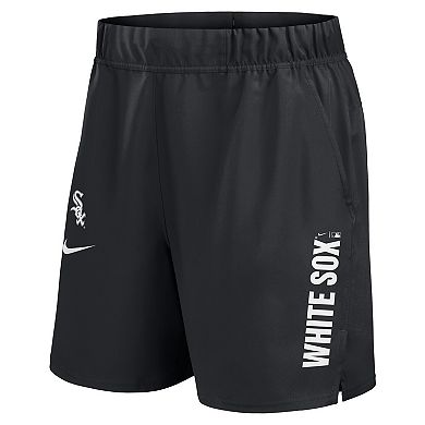 Men's Nike Black Chicago White Sox Woven Victory Performance Shorts