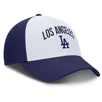 Men's Nike White/Royal Los Angeles Dodgers Club Performance Adjustable Hat