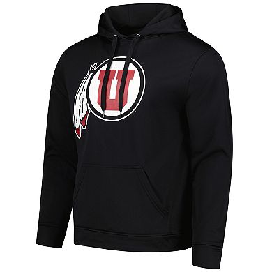 Men's Black Utah Utes Foundation Fleece Pullover Hoodie