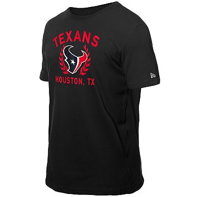 Men's New Era Black Houston Texans 2025 NFL Draft T-Shirt
