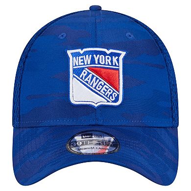 Men's New Era Blue New York Rangers Active Subtle Camo 39THIRTY Flex Hat