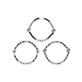 FOCO Tampa Bay Rays 3-Pack Friendship Bracelet Set