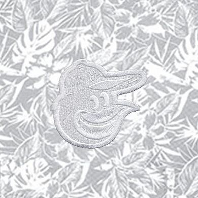 Men's Antigua Gray Baltimore Orioles Resort Button-Up Shirt