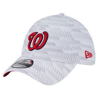 Men's New Era White Washington Nationals Graded 39THIRTY Stretch Fit Hat