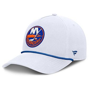 Men's Fanatics White New York Islanders Rope A-Frame Adjustable Hat