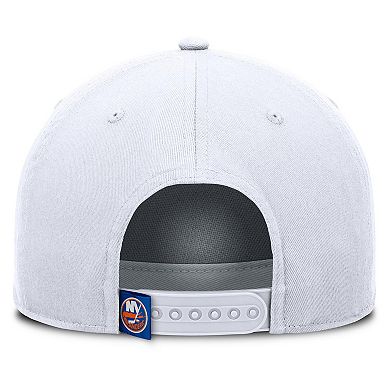 Men's Fanatics White New York Islanders Rope A-Frame Adjustable Hat