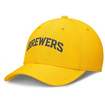 Men's Nike Gold Milwaukee Brewers Rise Performance Flex Hat