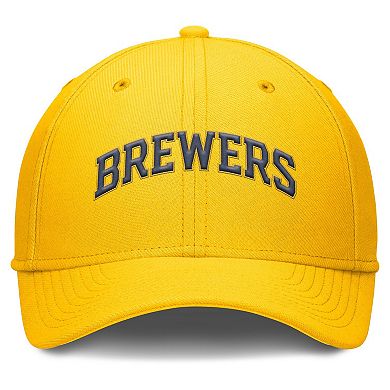 Men's Nike Gold Milwaukee Brewers Rise Performance Flex Hat