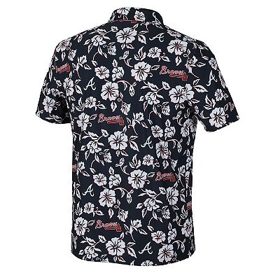 Men's Reyn Spooner Navy Atlanta Braves Pua Performance Polo