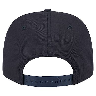 Men's New Era Navy New York Yankees Circle Patch 9SEVENTY Stretch-Snap Hat