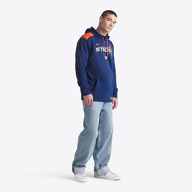 Men's Nike Navy Houston Astros 2025 City Connect Authentic Collection Performance Pullover Hoodie