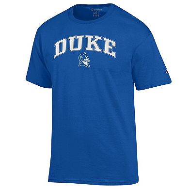 Men's Champion Royal Duke Blue Devils Arched Logo T-Shirt