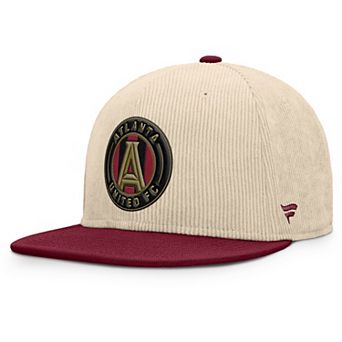 Men's Fanatics Cream Atlanta United FC Tempo Corduroy Snapback Hat