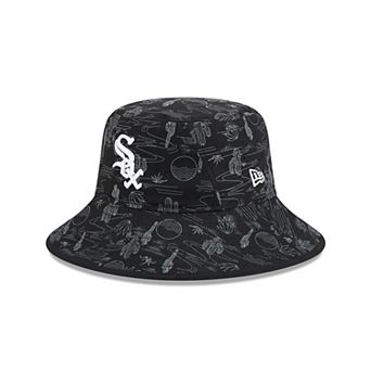 Youth New Era Black Chicago White Sox 2025 Spring Training All Over Print Bucket Hat