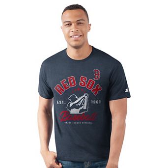 Men's Starter Navy Boston Red Sox Prime Time Batter T-Shirt