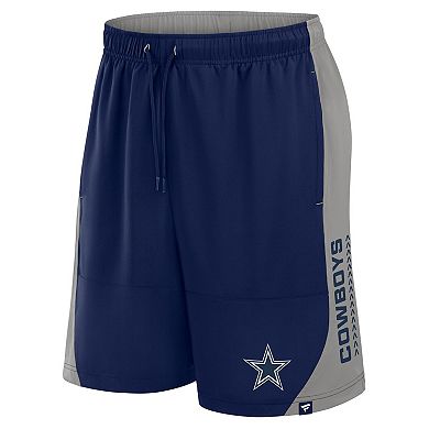 Men's Fanatics Navy/Gray Dallas Cowboys No Defense Shorts