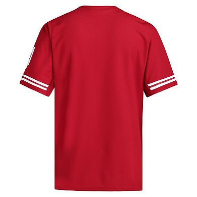 Men's adidas Crimson Indiana Hoosiers Replica Baseball Jersey
