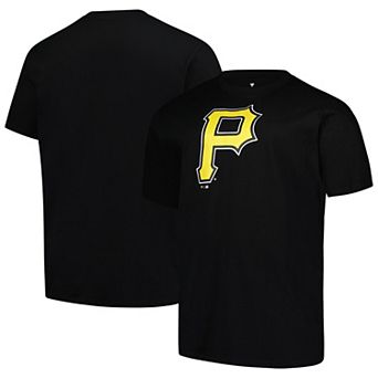 Men's Profile Black Pittsburgh Pirates Big & Tall Primary Logo T-Shirt