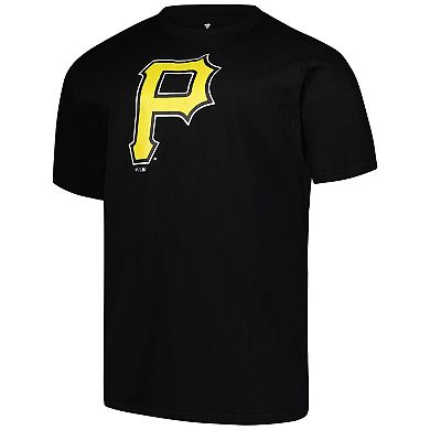 Men's Profile Black Pittsburgh Pirates Big & Tall Primary Logo T-Shirt