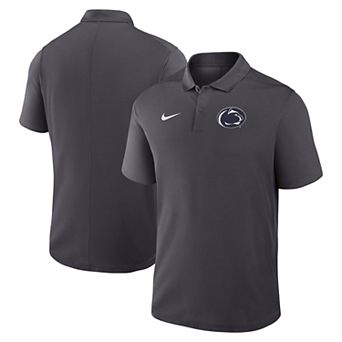 Men's Nike Anthracite Penn State Nittany Lions Primetime Victory Primary Logo Performance Polo