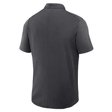 Men's Nike Anthracite Penn State Nittany Lions Primetime Victory Primary Logo Performance Polo