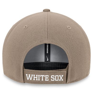 Men's Nike Khaki Chicago White Sox Club Performance Adjustable Hat